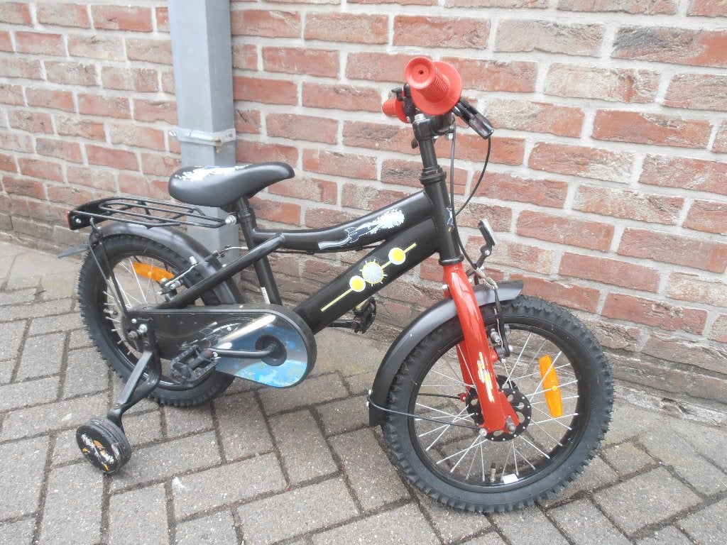 Leuk kinderfietsje, Fietsen en Brommers, Zijwieltjes, 16 tot 20 inch, Velgrem, Zo goed als nieuw