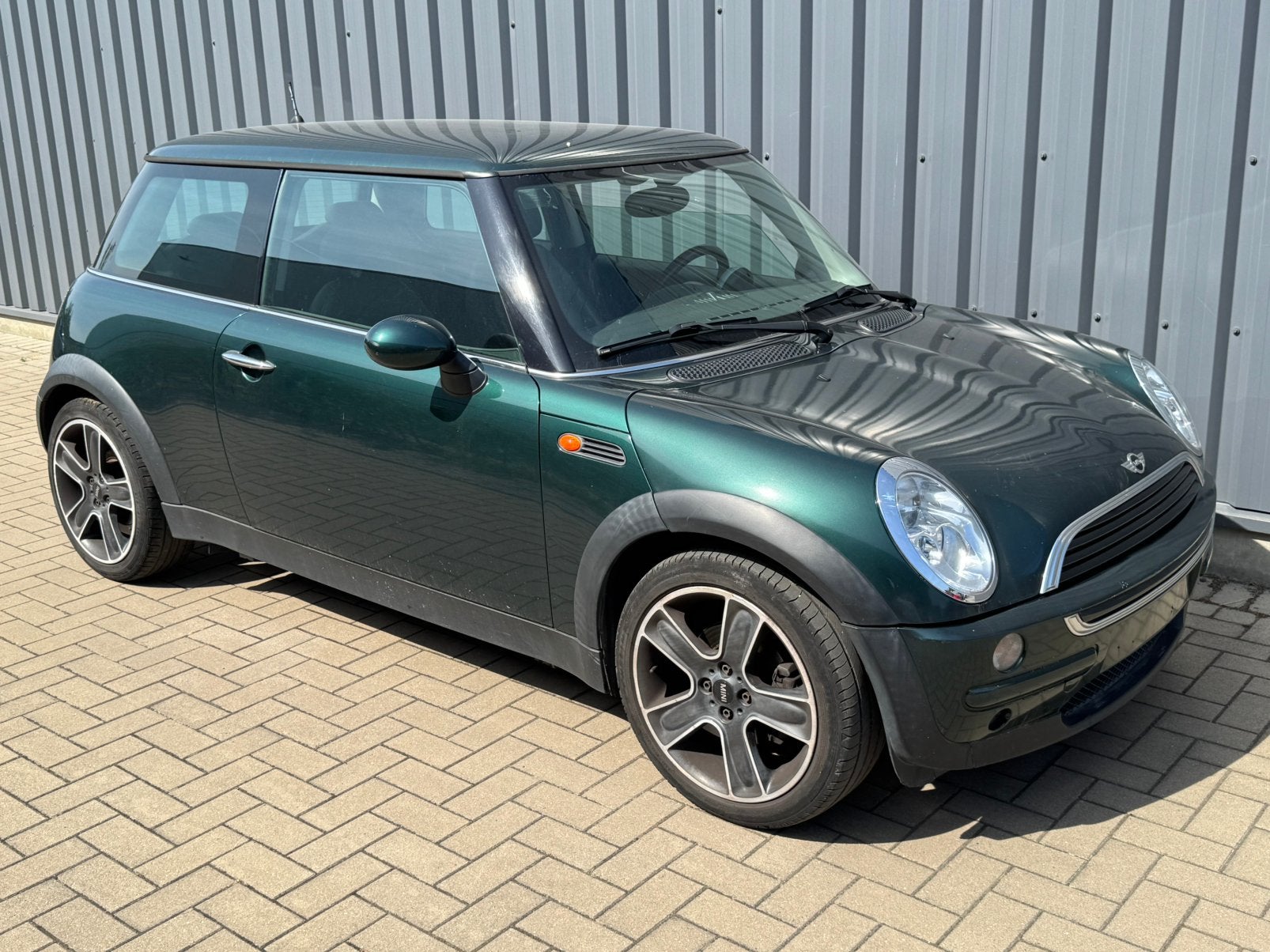 Mini One 1.6i Automaat Leer Zetelverwarming, Auto's, Mini, Automaat, 4 zetels, Zwart, 4 cilinders