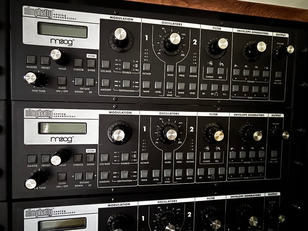Moog slim phatty (prijs per stuk), Muziek en Instrumenten, Synthesizers, Ophalen of Verzenden, Zo goed als nieuw