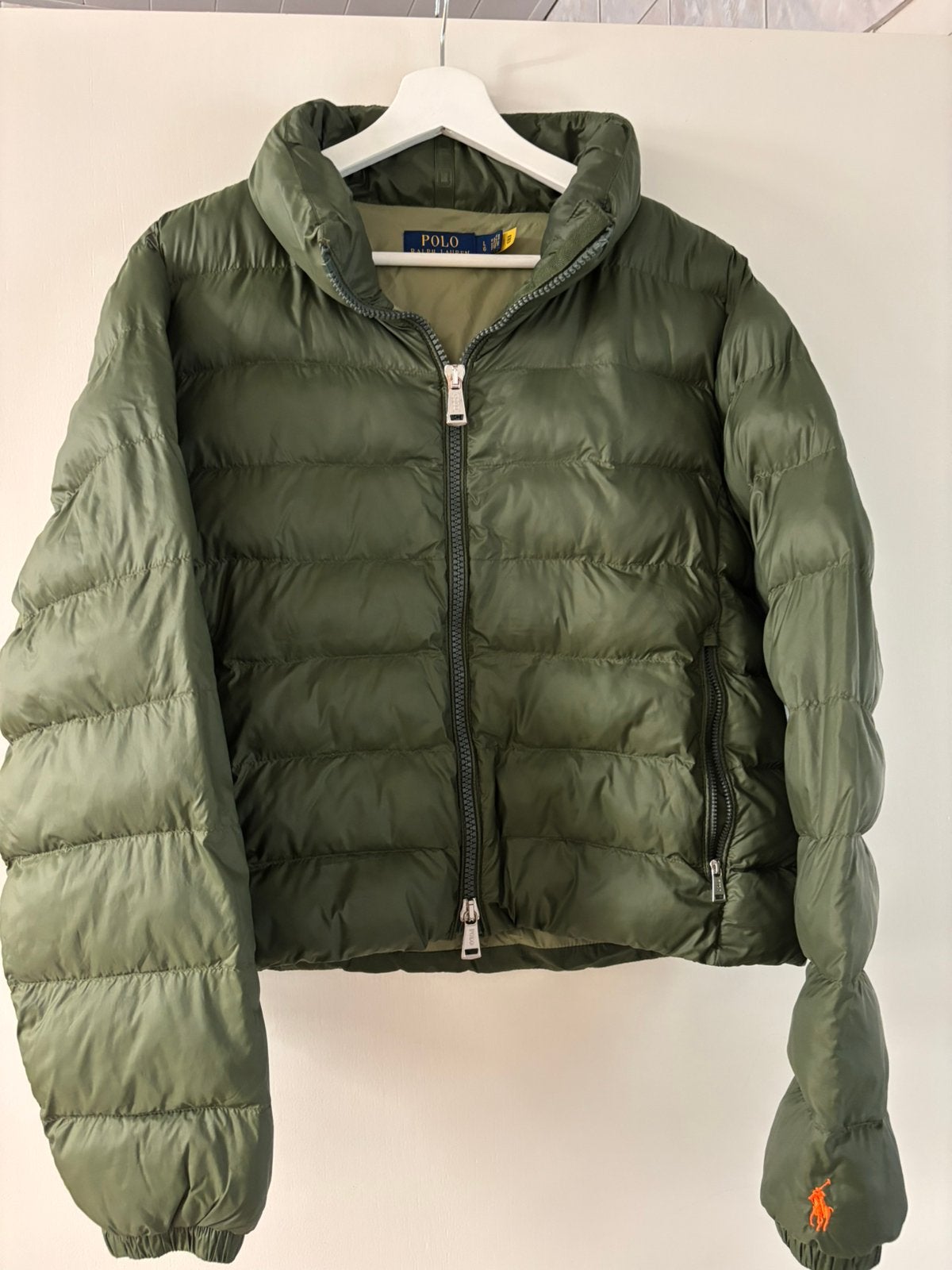 Jas polo ralph lauren, maat L, weinig gedragen, kleur groen, Kleding | Dames, Ophalen of Verzenden, Zo goed als nieuw, Maat 42/44 (L)