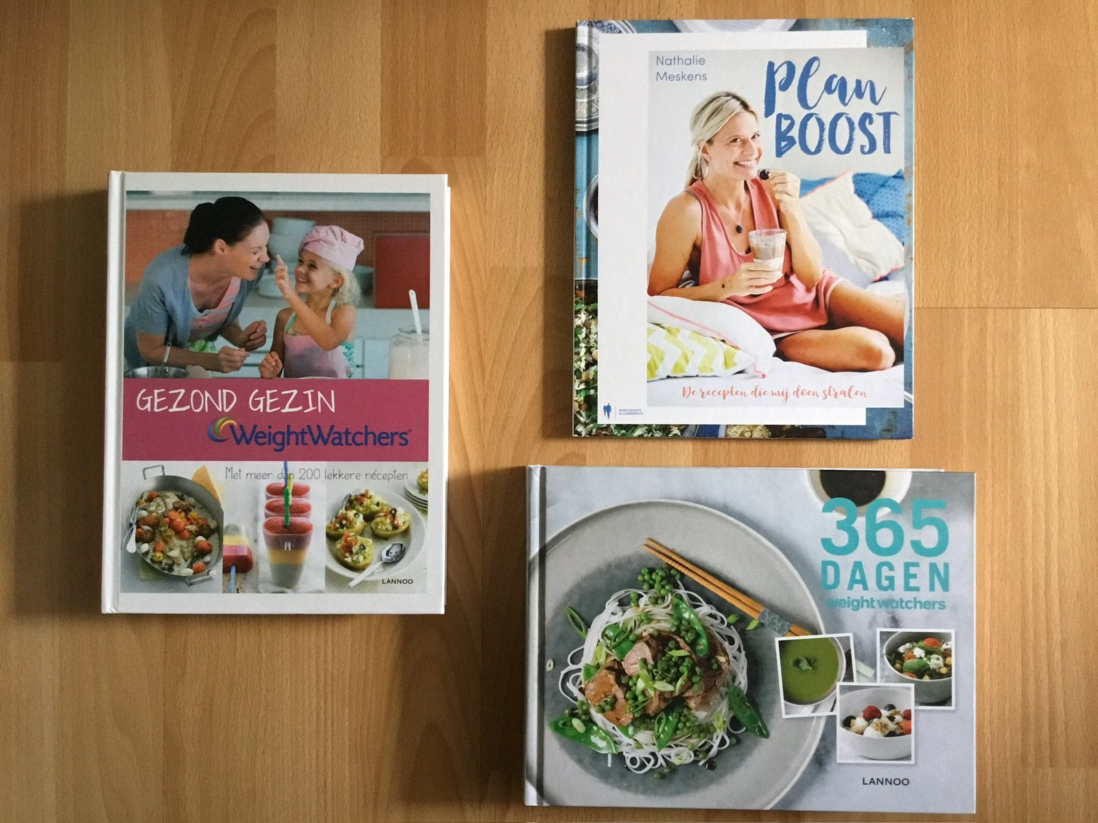 Kookboeken Weight Watchers + Nathalie Meskens, Enlèvement ou Envoi, Comme neuf