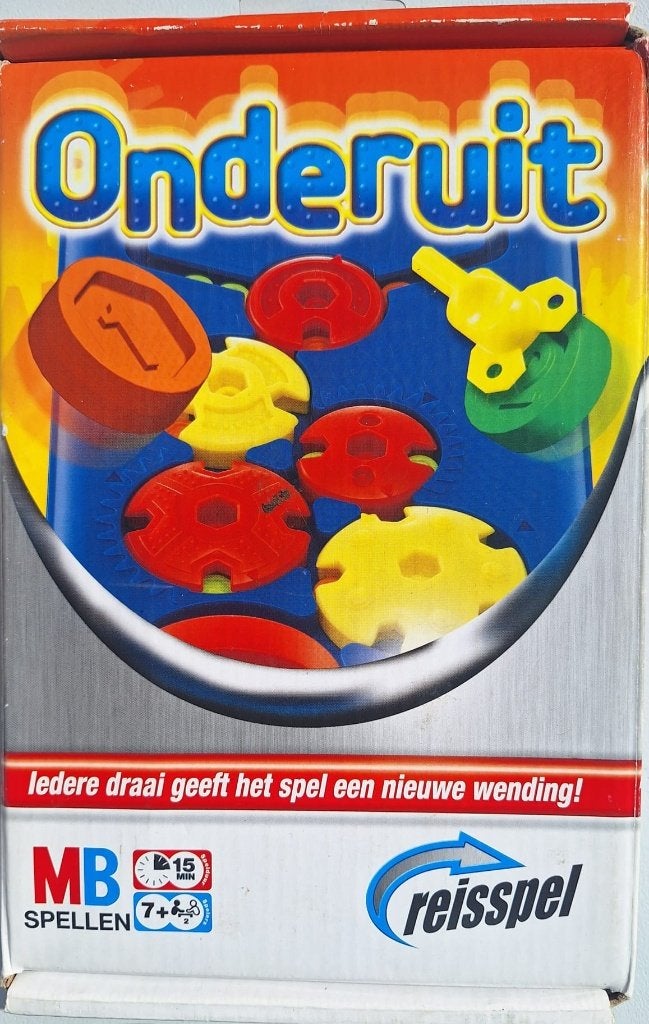 Onderuit: reisspel, Jeu de voyage, 1 ou 2 joueurs, MB spellen, Enlèvement
