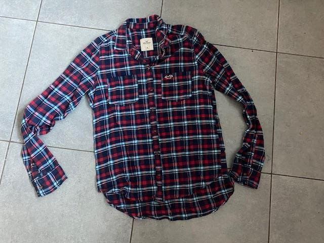 HOLLISTER Tof, geruiten hemd maat Medium  Nieuwstaat, Kleding | Dames, Blouses en Tunieken, Hollister, Ophalen of Verzenden, Zo goed als nieuw