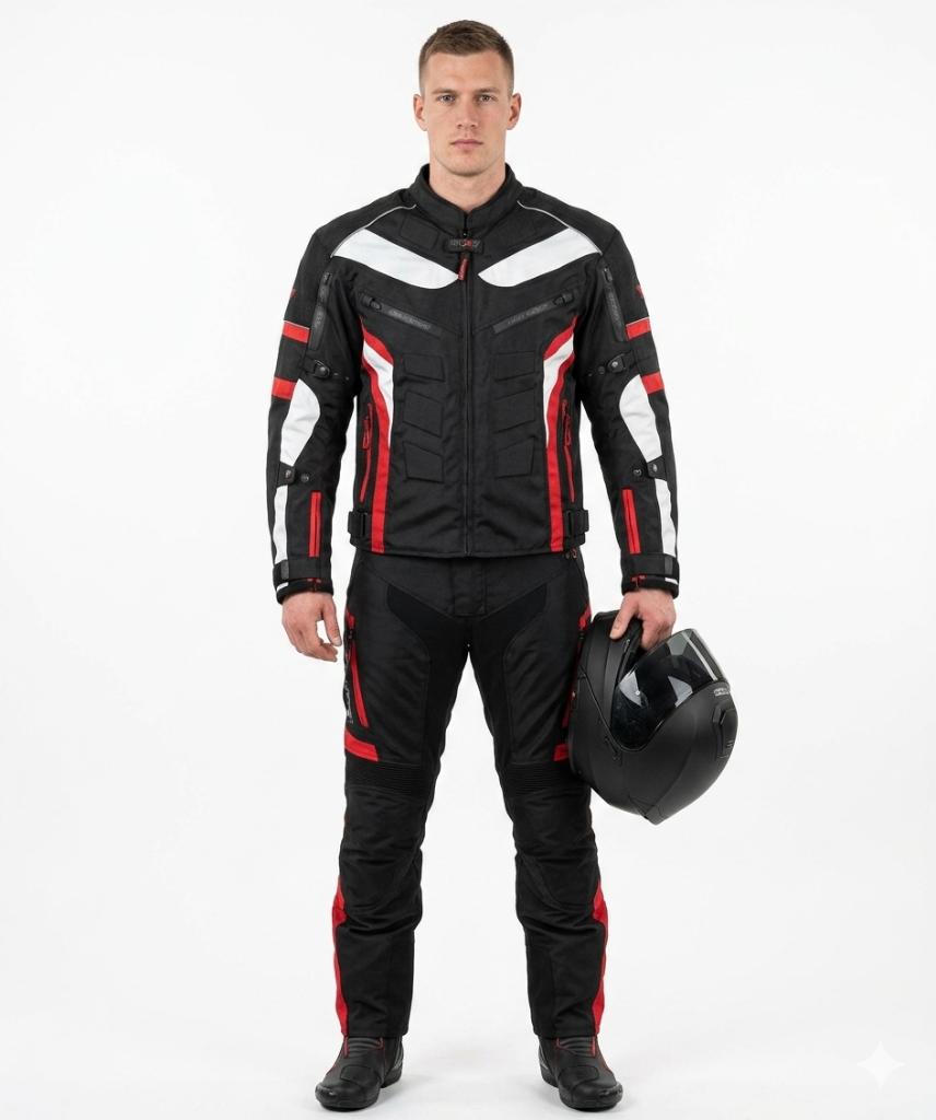 cordura textiele motorjas CE protectoren nieuw:, Verzenden, Nieuw met kaartje, Kinderen, Jas | textiel