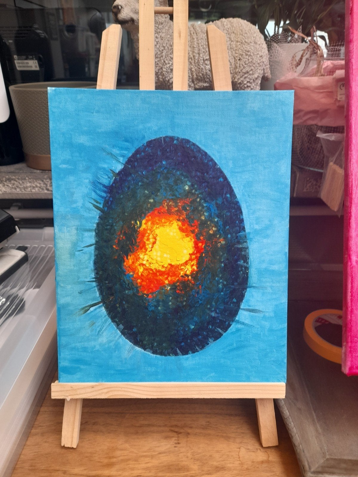 Schilderij 'leven ', Ophalen