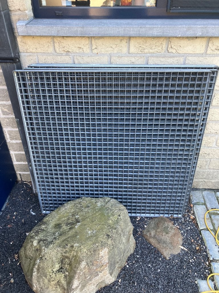 Gegalvaniseerde roosters 100x100x3, Ophalen, Gebruikt, IJzer