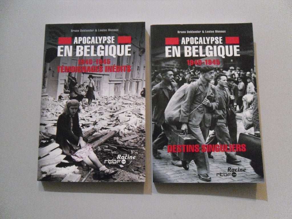 Apocalypse en Belgique - 1940-45 - Tomes 1 et 2, Livres, Enlèvement ou Envoi, Bruno DEBLANDER & Louise MONAUX, Général, Deuxième Guerre mondiale