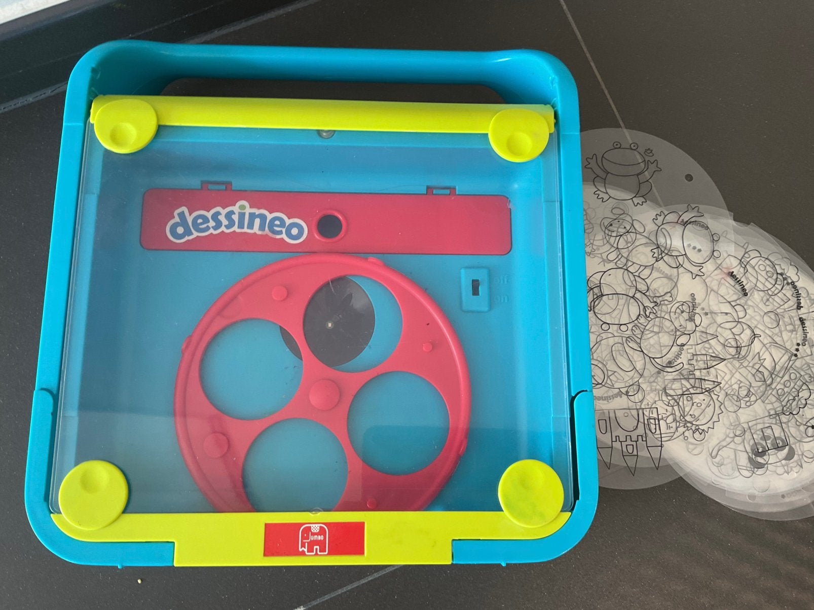 Dessineo lichtbak met sjablonen Jumbo, Kinderen en Baby's, Speelgoed | Educatief en Creatief, Ophalen, Zo goed als nieuw