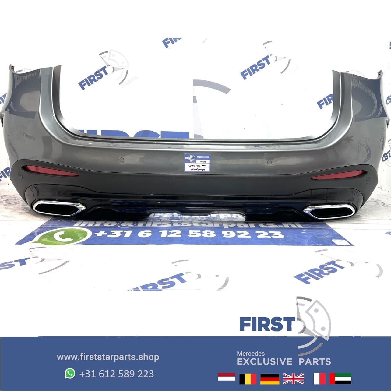 W254 GLC AMG ACHTERBUMPER COMPLEET A2548857600 ORIGINEEL Mer