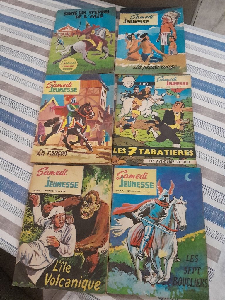 Samedi Jeunesse 6 magazines 1963 - 1968 Bon État, Enlèvement ou Envoi