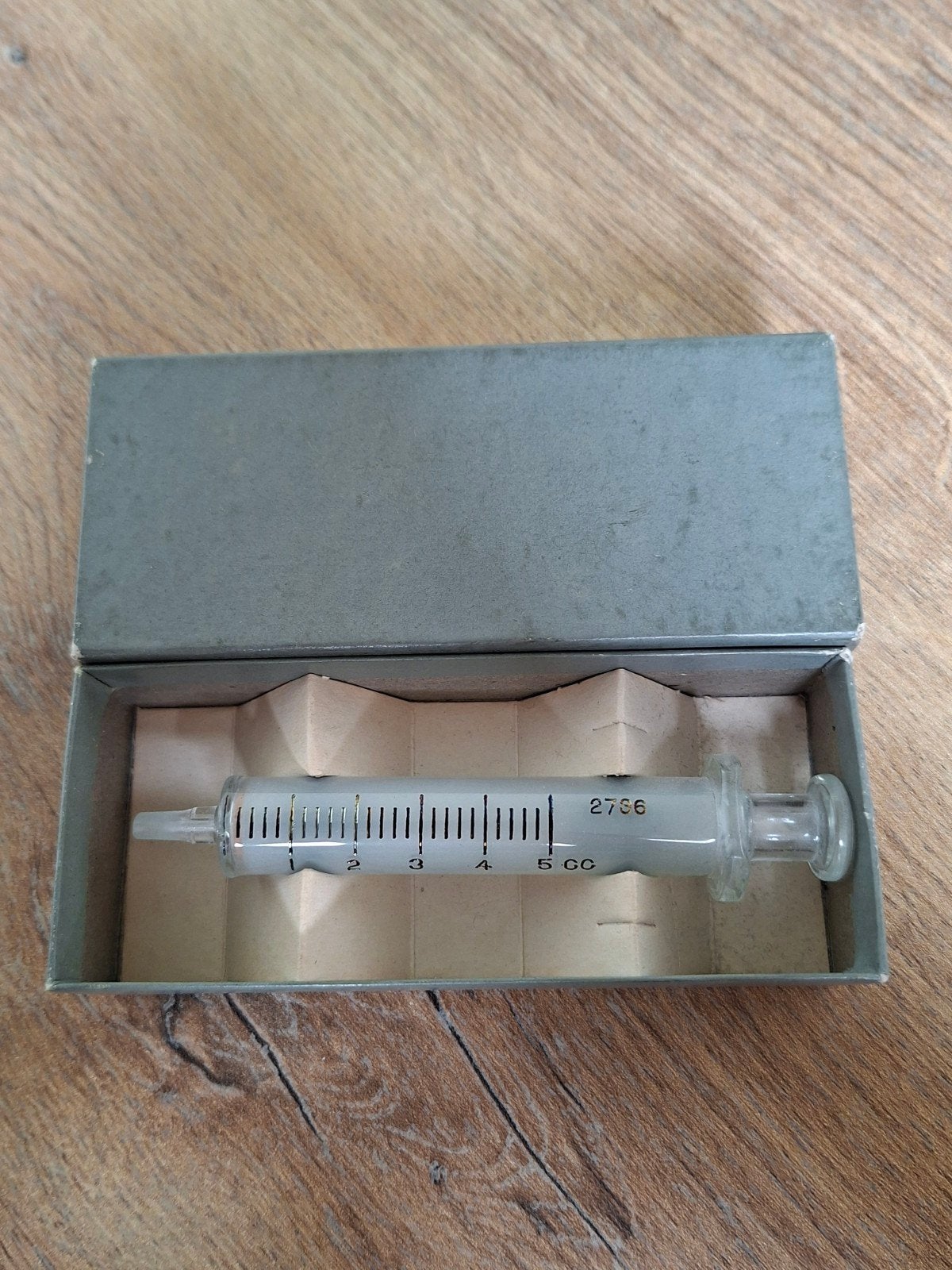 Seringue médicale américaine WW2 Eisele&Co 5CC, Collections, Enlèvement ou Envoi