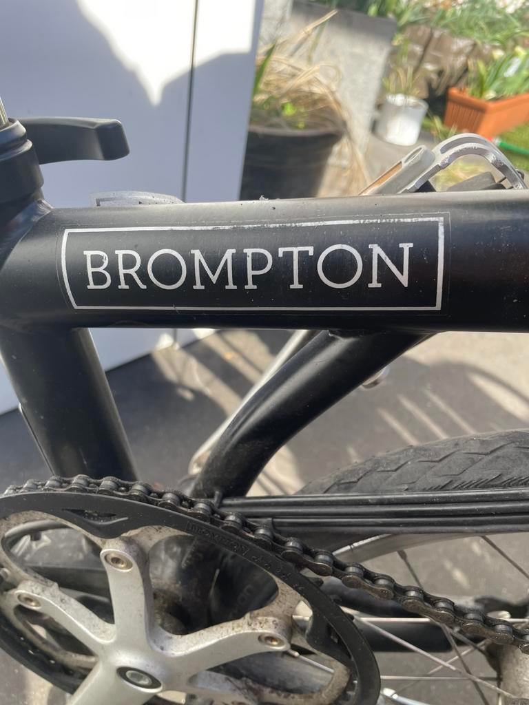 Zwarte brompton, Ophalen, Brompton, Versnellingen, Zo goed als nieuw