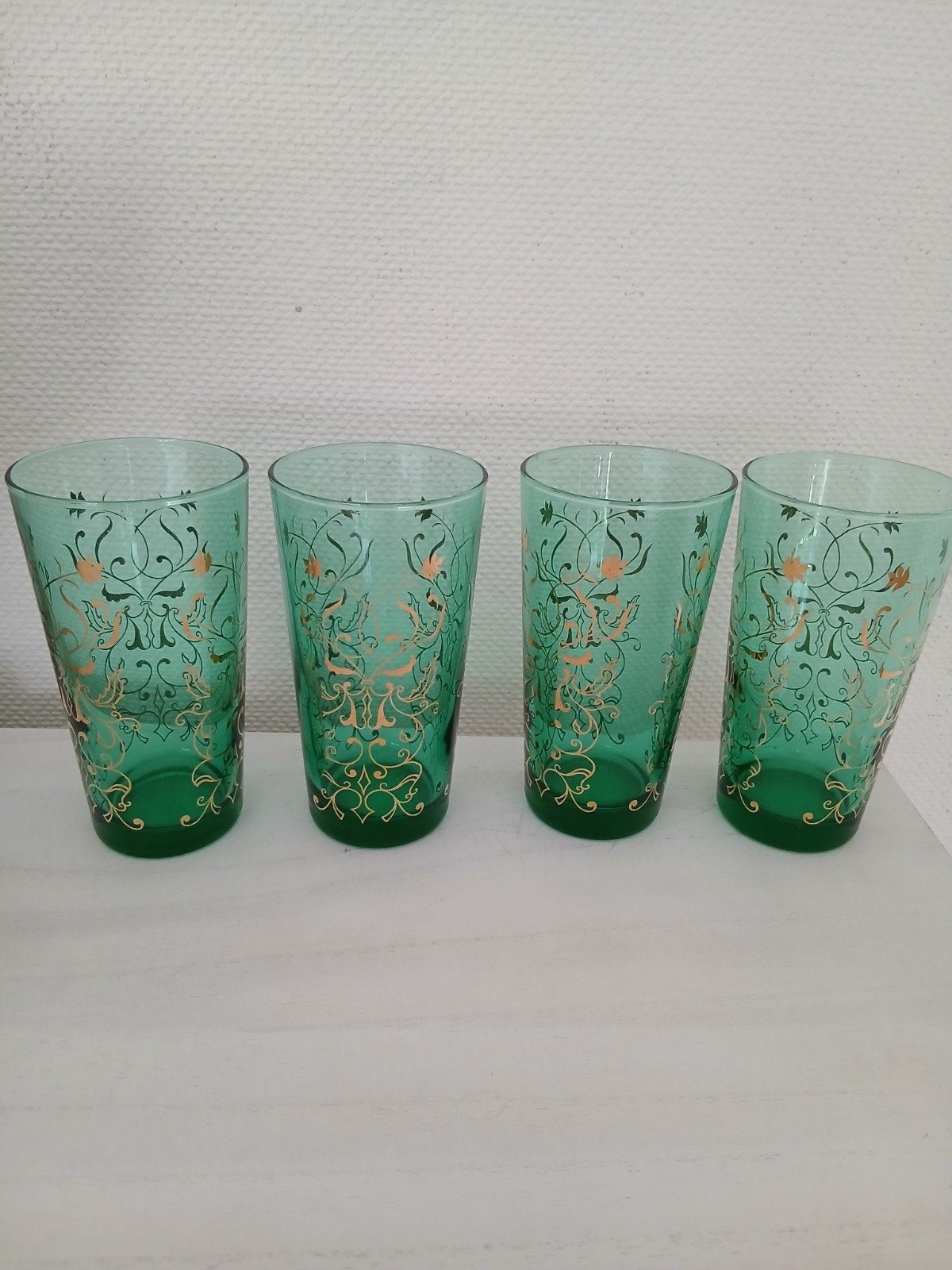 Luminarc smaragdgroene drinkglazen, Ophalen