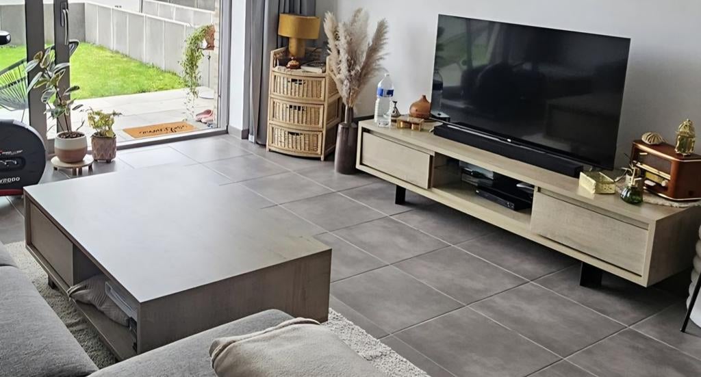 Salontafel en tv meubel, Ophalen, Zo goed als nieuw, Overige houtsoorten, Klassiek modern