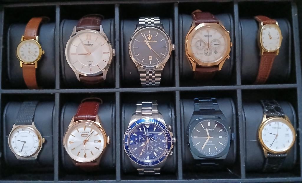 Boîte à montres — Rodania, Maserati, Citizen, Festina, Montre-bracelet, Autres marques, Acier, Enlèvement