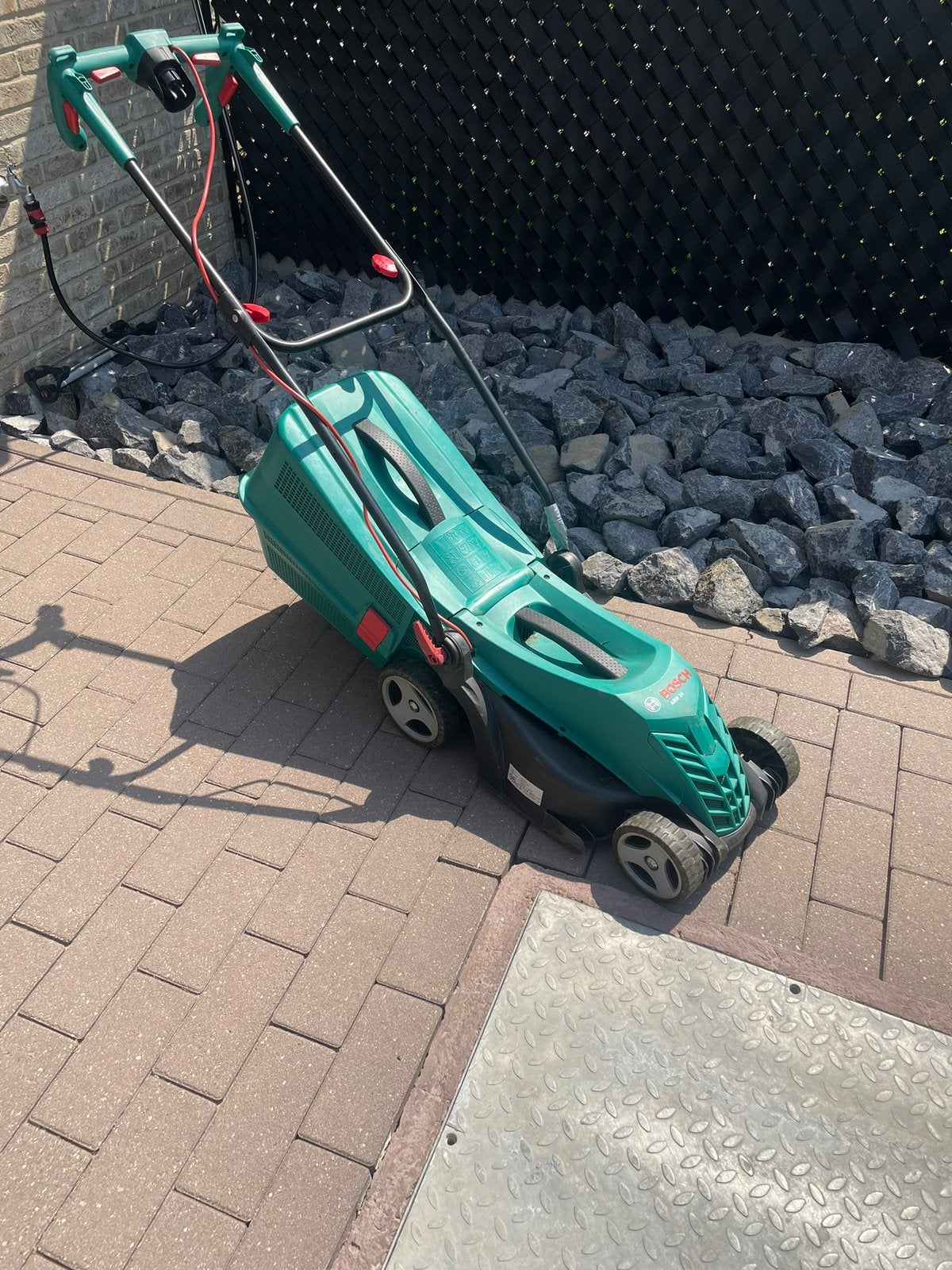 Elektrische grasmaaier, Tuin en Terras, Ophalen, Gebruikt, Elektrische grasmaaier