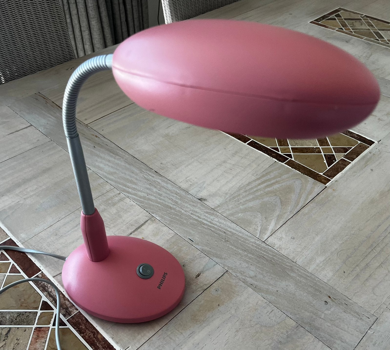 Roze bureaulamp/ nachtlampje Philips, Ophalen, Bureaulamp, Gebruikt, Philips