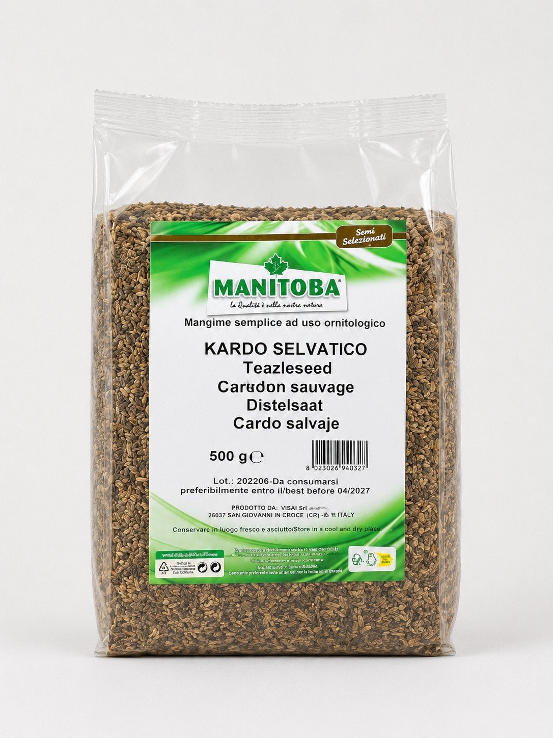 Distelzaad kaardebol 500 gram Manitoba, Ophalen