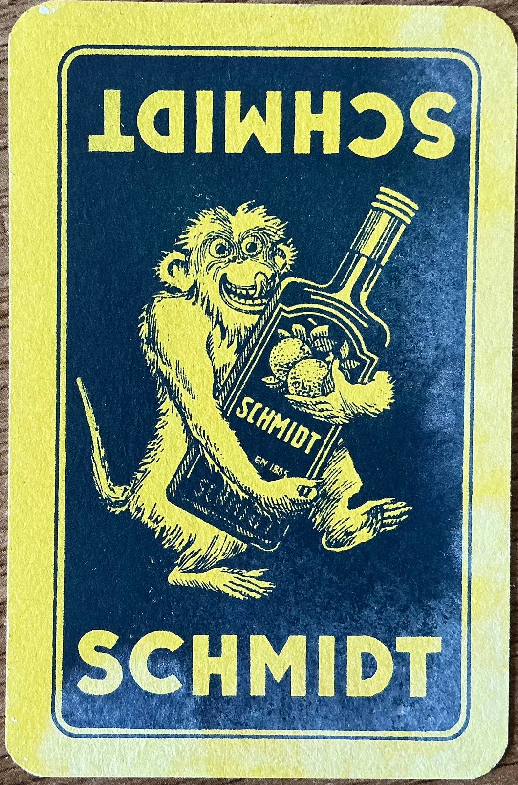 Speelkaart SCHMIDT, Verzamelen, Speelkaarten, Jokers en Kwartetten, Ophalen of Verzenden, Zo goed als nieuw, Speelkaart(en)