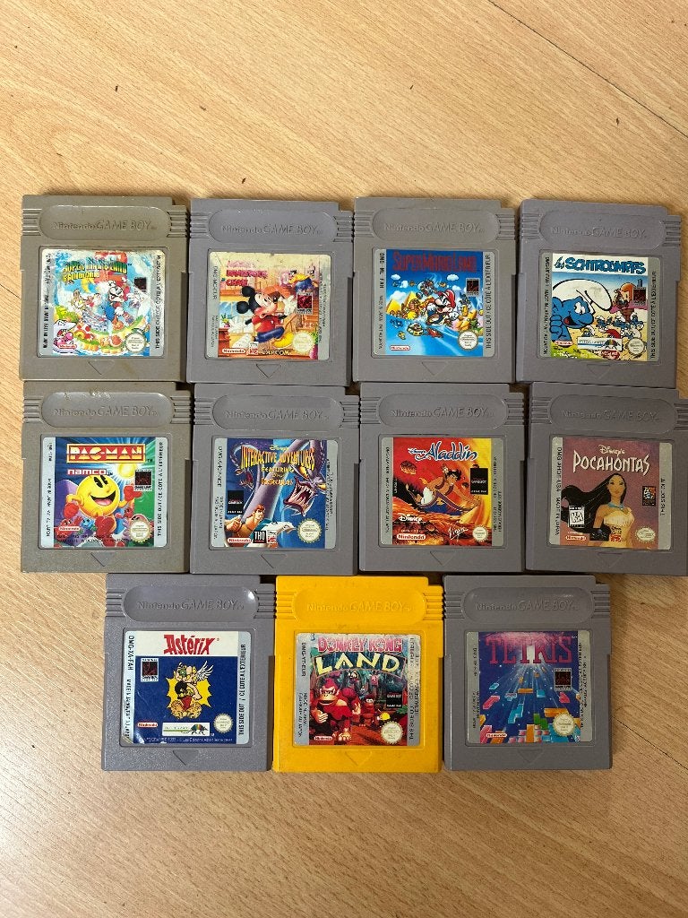 Jeux Nintendo game boy, Enlèvement