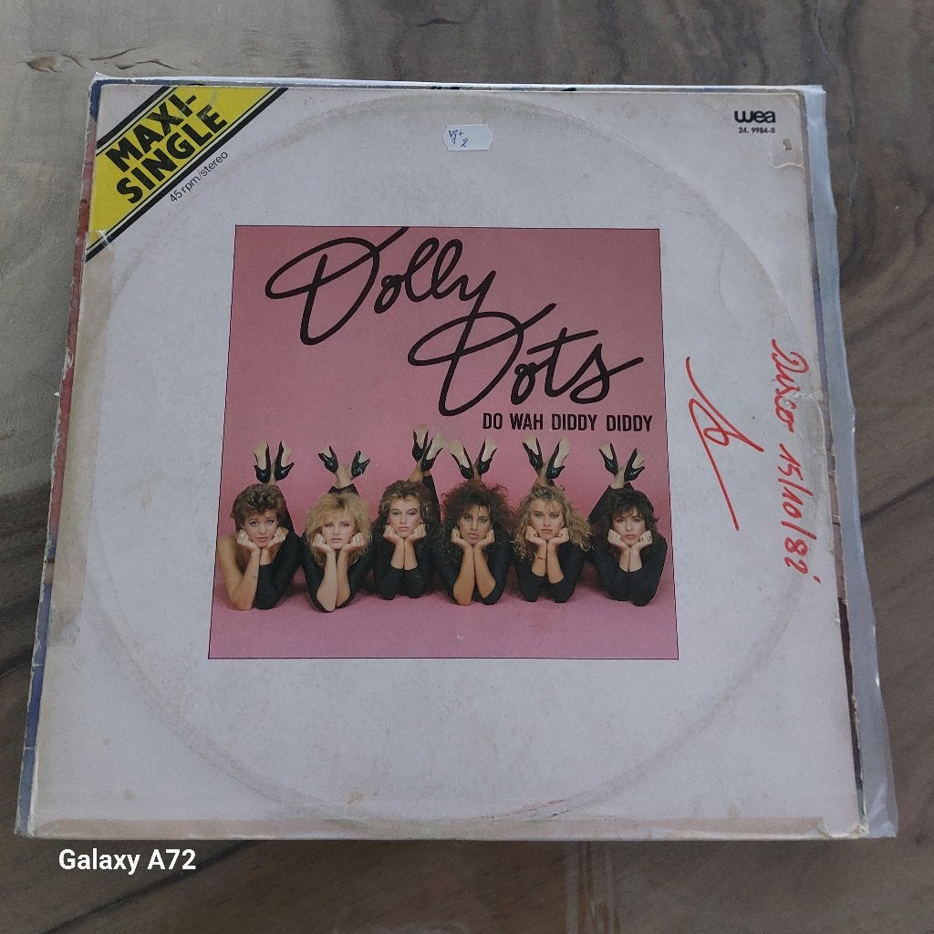 dolly dots do wah diddy diddy12 inch maxi, Cd's en Dvd's, Gebruikt, Pop, Ophalen of Verzenden, 12 inch