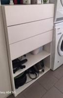 Meuble, blanc Ikéa (modèle PLATSA), Moins de 100 cm, Comme neuf, Synthétique, Enlèvement