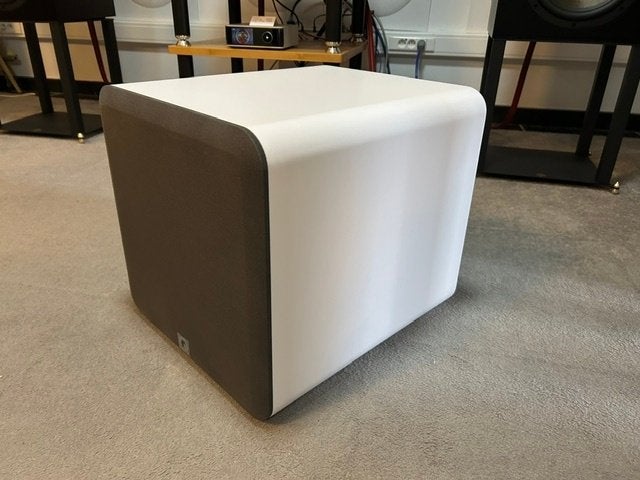 Q-Acoutics SUB 120 WIT nieuw+garantie, Subwoofer, Djgfk, Nieuw, AUX-ingang