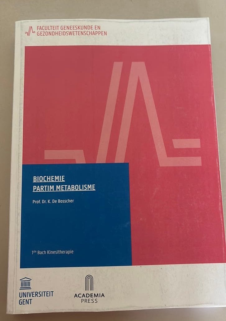 Biochemie - 1ste bachelor revaki, Boeken, Ophalen, Zo goed als nieuw