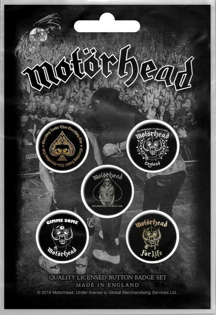 Motörhead button Clean Your Clock officiële merchandise, Ophalen of Verzenden, Nieuw