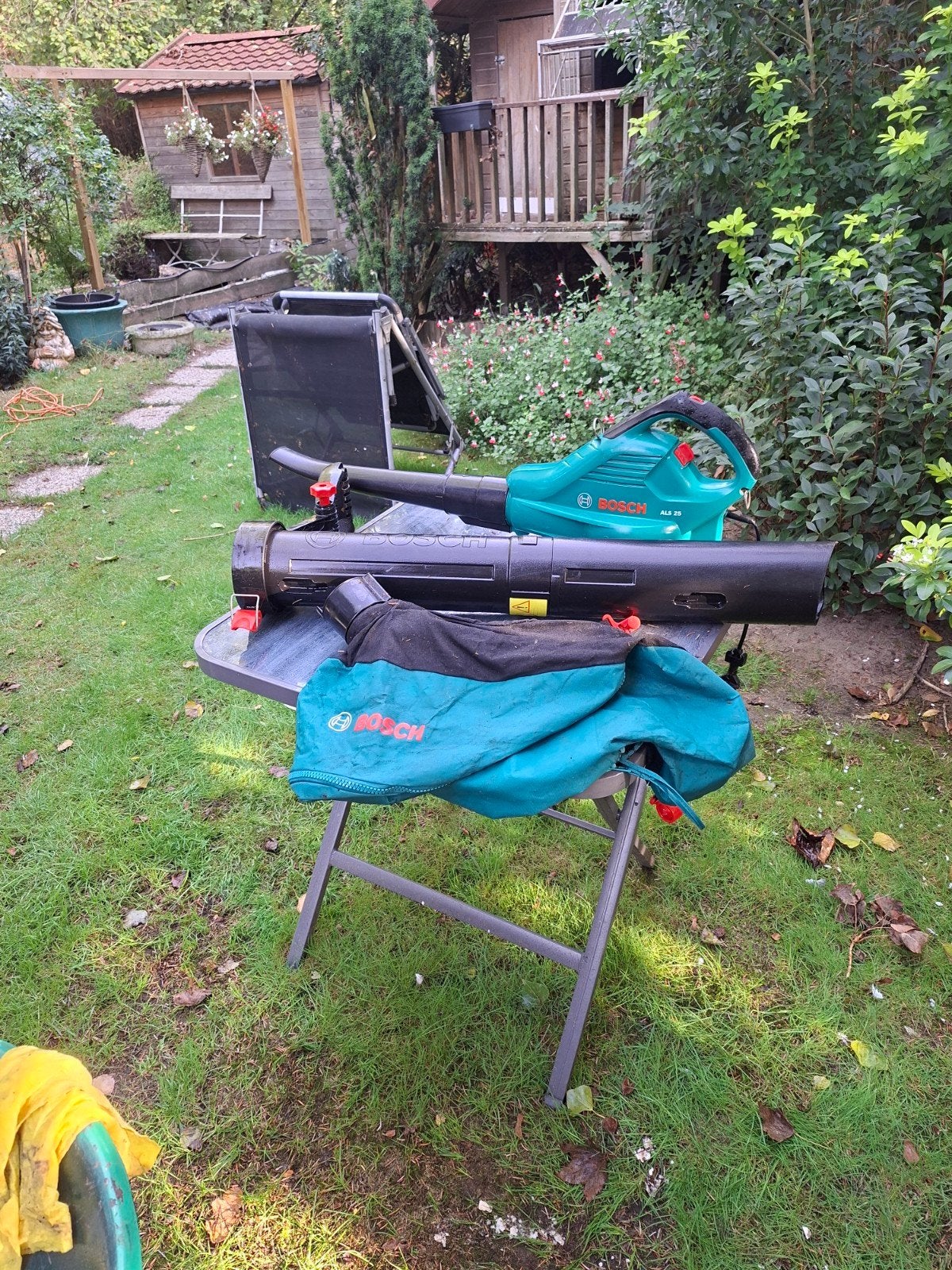 bladblazer Bosch ALS 25, Enlèvement, Batterie, Avec sac de ramassage