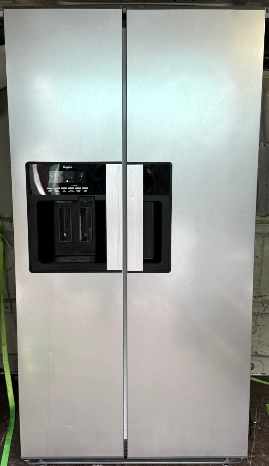 Whirlpool Amerikaanse koelkast met water- en ijsdispenser, Ophalen of Verzenden, Zo goed als nieuw