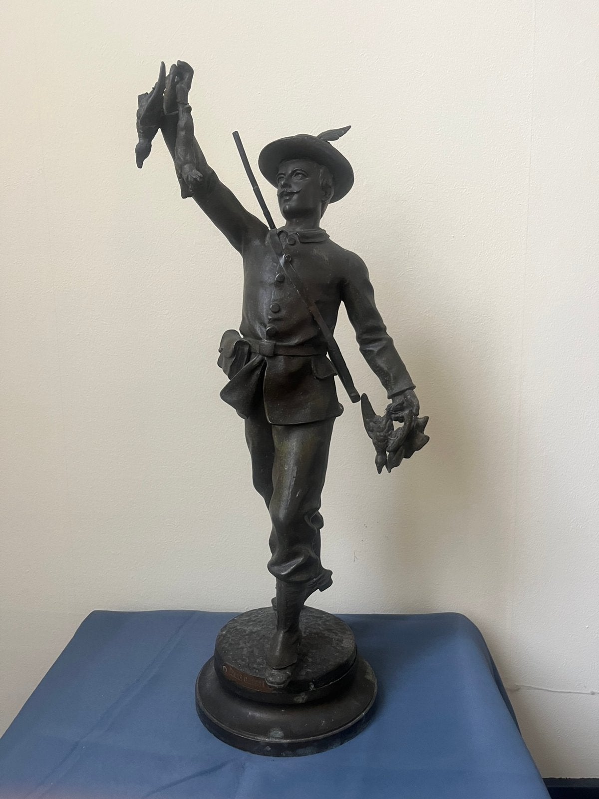 Bonne chase (goede vangst) - spelter, Ophalen