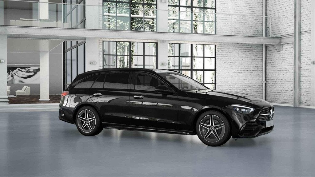 Mercedes-Benz C-Klasse 180 Break AMG Line | Panoramisch Dak, Auto's, Automaat, Zwart, 4 cilinders, Zwart