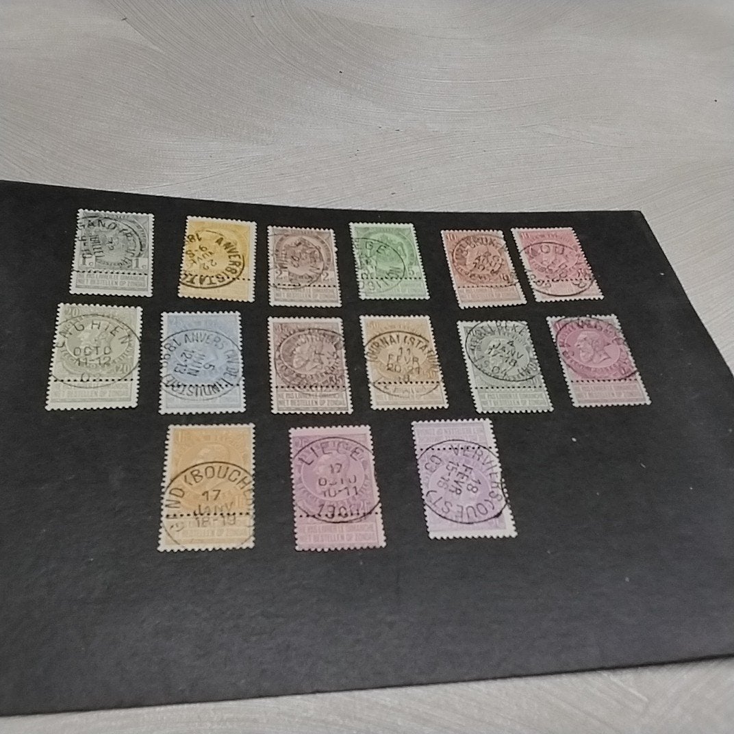 BELGIQUE 53/67 timbrée avec cote 140,00€, Enlèvement ou Envoi, Oblitéré