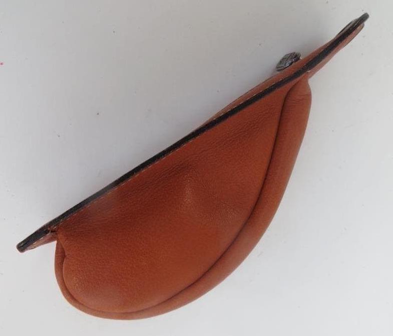 Delvaux portemonnee of zakje voor sleutels, Overige merken, Gebruikt, Bruin, Ophalen of Verzenden