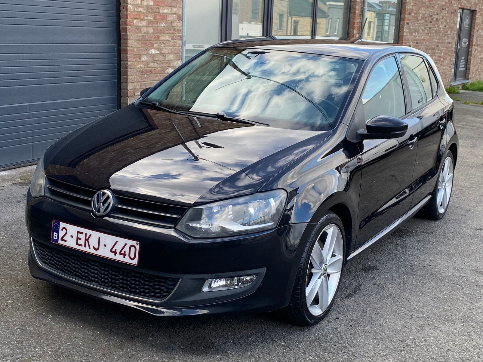 Vw polo 1.6tdi 77kw 105cv ct ok pret à immatriculer, Autos, Volkswagen, Boîte manuelle, Noir, 5 portes, Particulier
