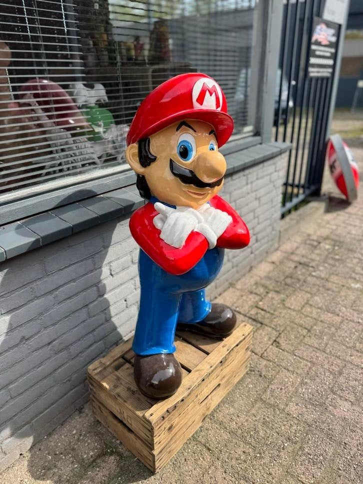 Grote Mario Bros. Beeld - Perfect voor Gamers & Verzamelaars, Kinderen en Baby's, Speelgoed | Actiefiguren
