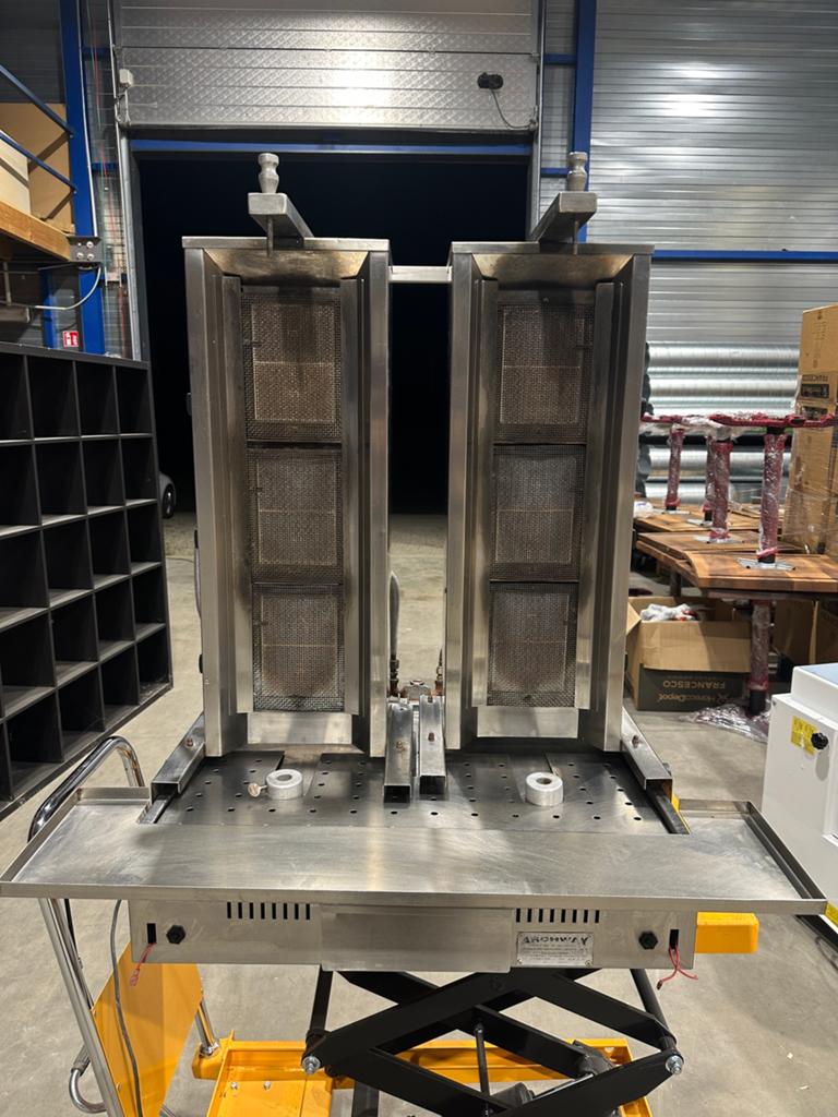 Kebab machine 2x3 Branders, Ophalen of Verzenden, Gebruikt, Fornuis, Frituur en Grillen