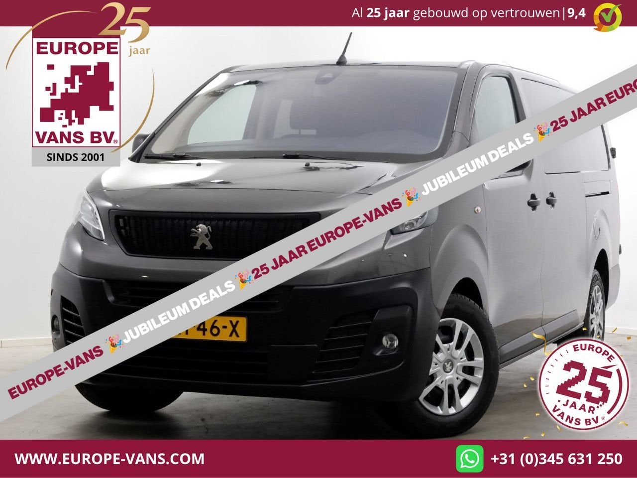 Peugeot Expert 2.0 BlueHDI 180pk D.C. Automaat 2x Schuifdeur, Automaat, 199 g/km, Bedrijf, Te koop