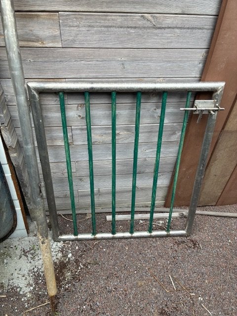 poortje en palen 12 stuks, Tuin en Terras, Schuttingen, Ophalen, Gebruikt, IJzer