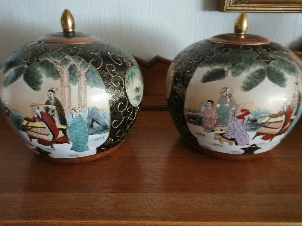 Vintage Japans Satsuma stijl, Enlèvement