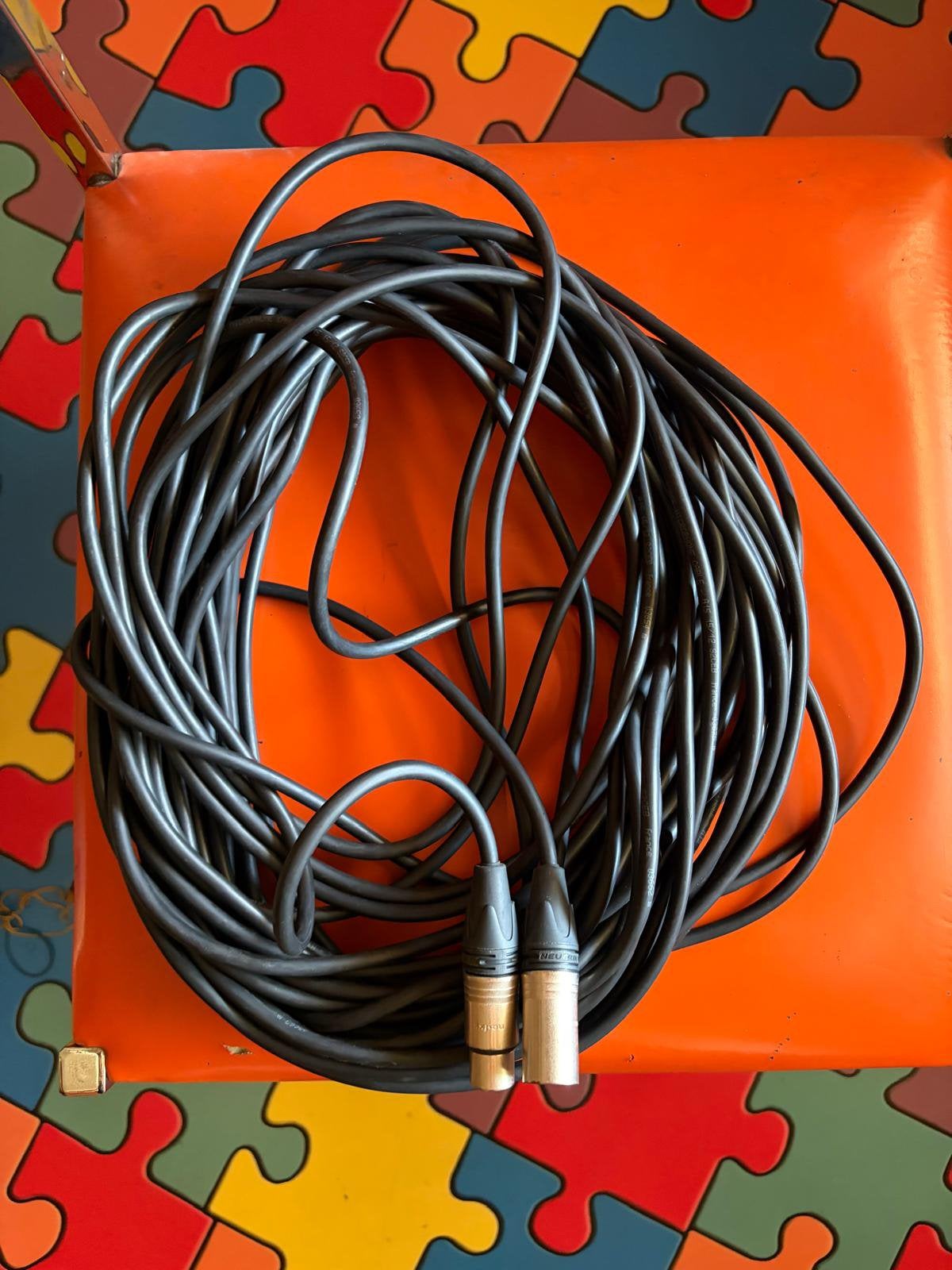 Câble XLR professionnel 25m.VIPER + Neutrik - Excellent état, Enlèvement ou Envoi, Comme neuf