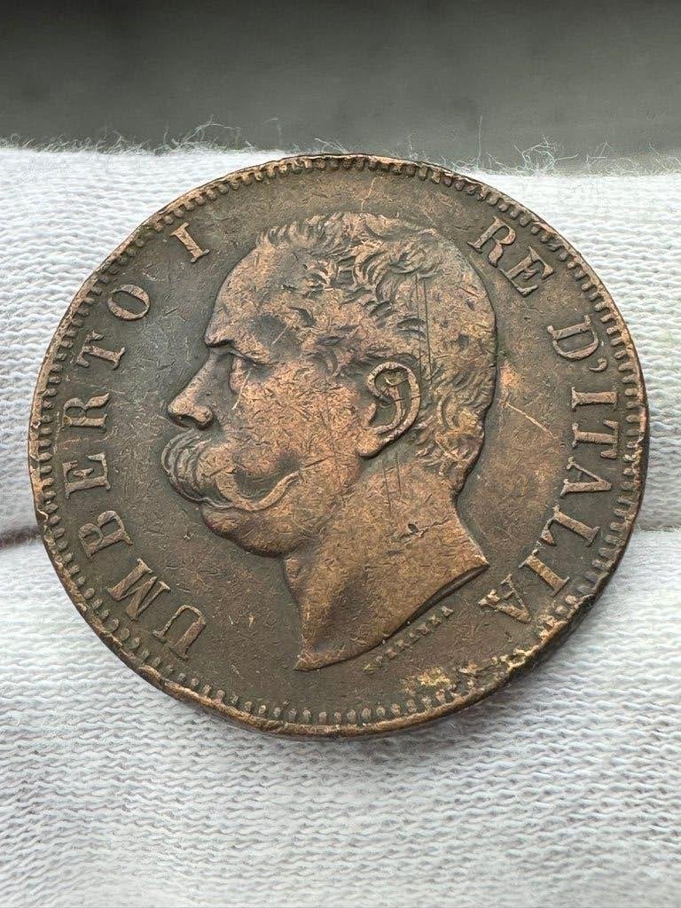 Italië - 10 Centesimi 1893, Ophalen of Verzenden, Italië, Losse munt