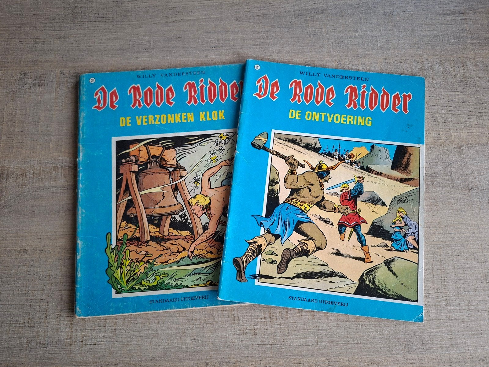 De Rode Ridder stripboeken, Meerdere stripboeken, Ophalen of Verzenden, Gelezen, Willy Vandersteen; karel biddeloo