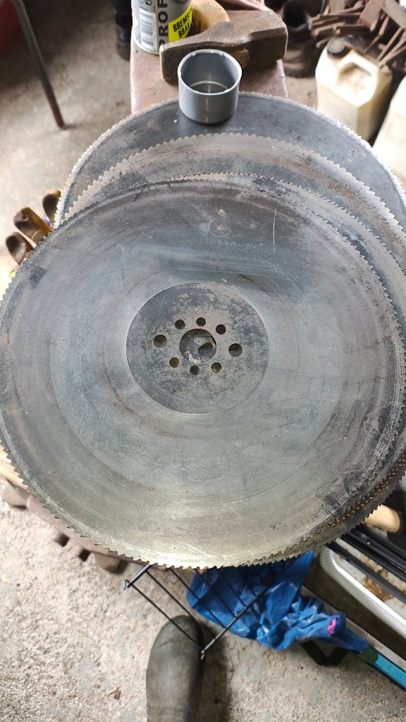 Disque a tronçonner les metaux, Ophalen