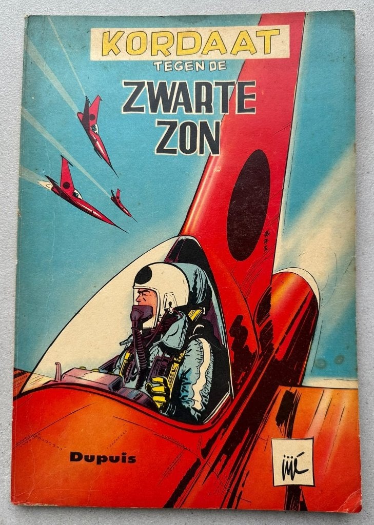 Jan Kordaat, nr.1 - Tegen de zwarte zon - Eerste druk 1958, Enlèvement ou Envoi, Une BD, Jijé, Utilisé