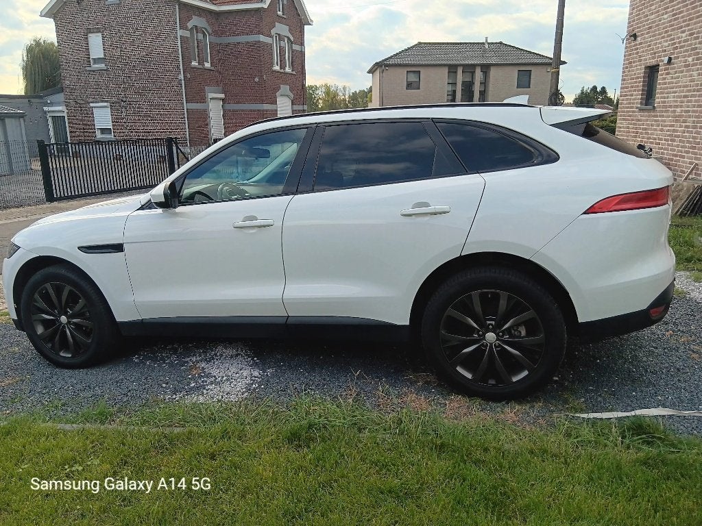 Jaguar F-Pace 2.0d, Auto's, Automaat, 4 cilinders, Wit, Leder