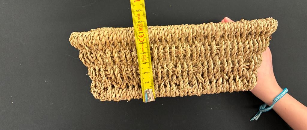 Panier / Corbeille en fibres naturelles tressées, Enlèvement, Utilisé