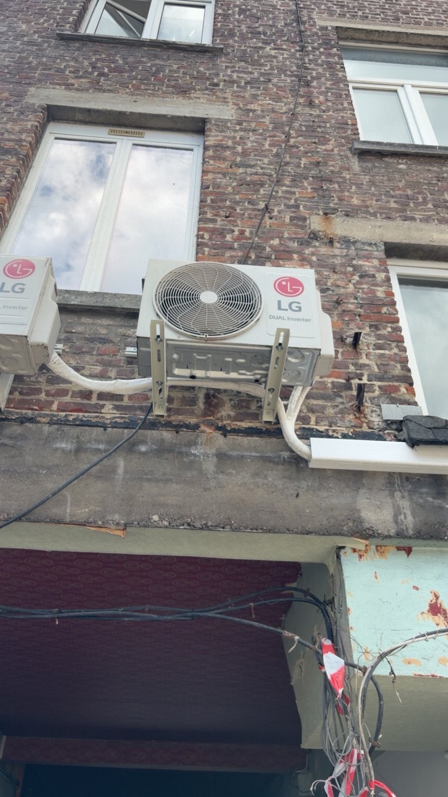 LG Dual Inverter Airco Set  – WiFi – 3 Jaar Oud, Ophalen, Zo goed als nieuw