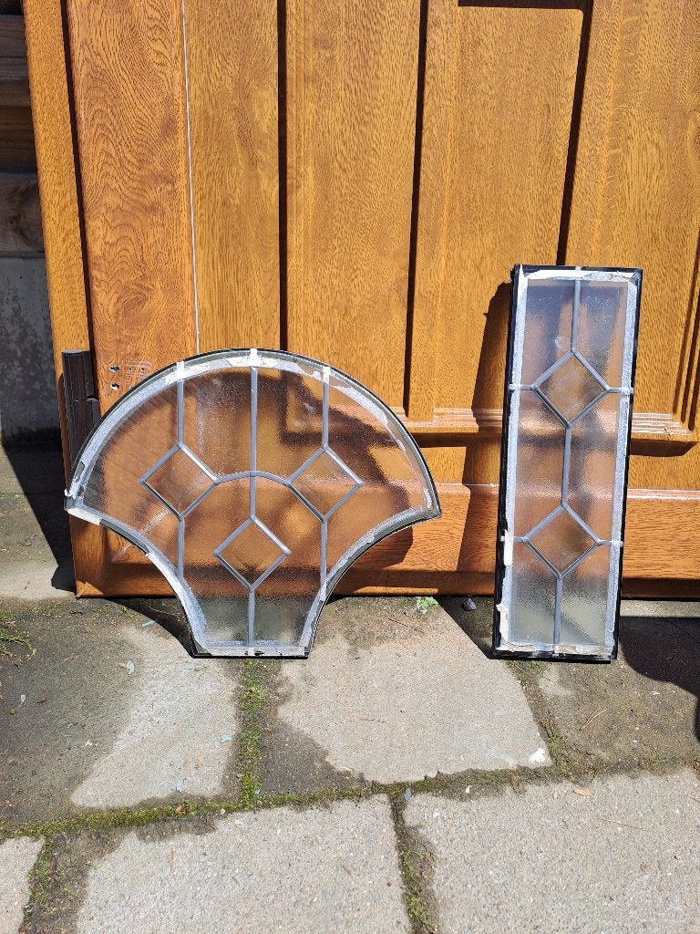 glas in lood, Ophalen, Gebruikt, Dubbelglas